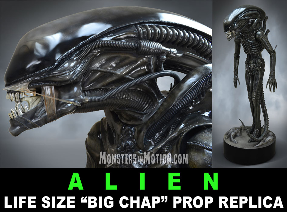 Alien 1979 LIFE SIZE Alien Xenomorph Big Chap Prop Replica LIMITED EDITION