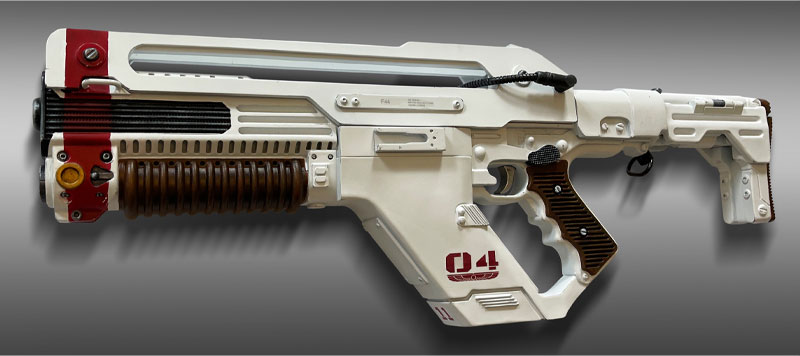 Alien Romulus Life Size Pulse Rifle Prop Replica - Click Image to Close