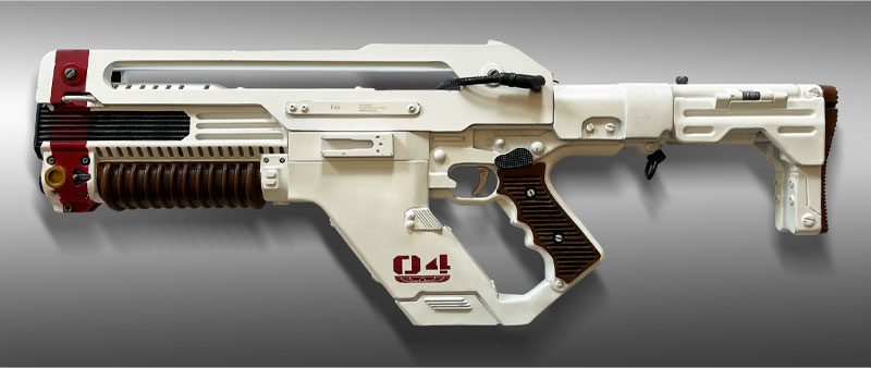 Alien Romulus Life Size Pulse Rifle Prop Replica - Click Image to Close