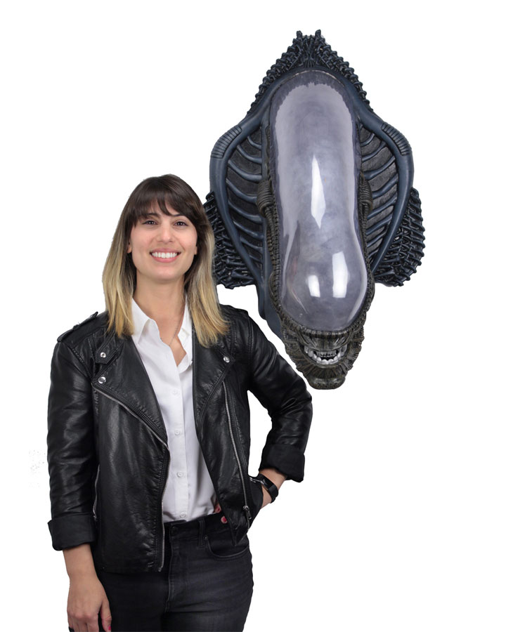 Alien Xenomorph LifeSize Foam Replica WallMounted Bust Alien