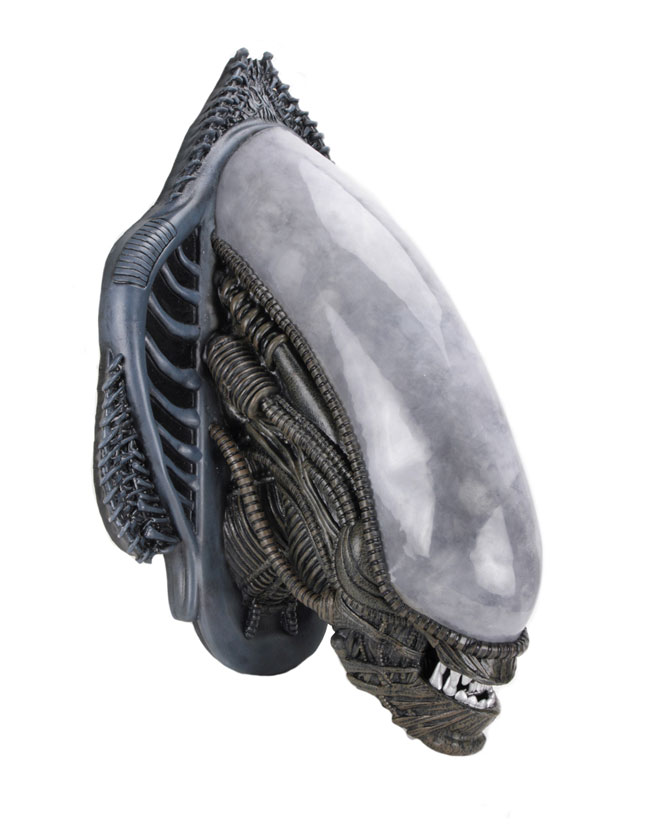 Alien Xenomorph Life-Size Foam Replica Wall-Mounted Bust - Click Image to Close