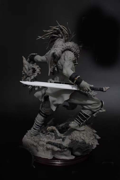 Predator Samurai Kirin Decapitator Resin Model Kit IMPORT - Click Image to Close