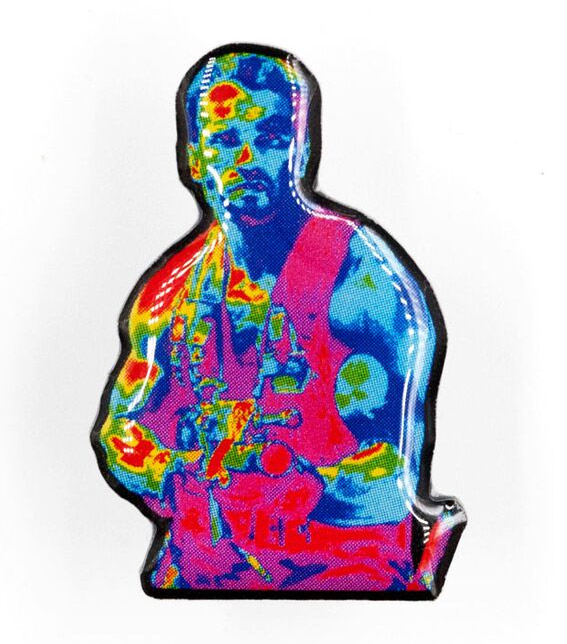 Predator Arnold Schwarzenegger Pin - Click Image to Close