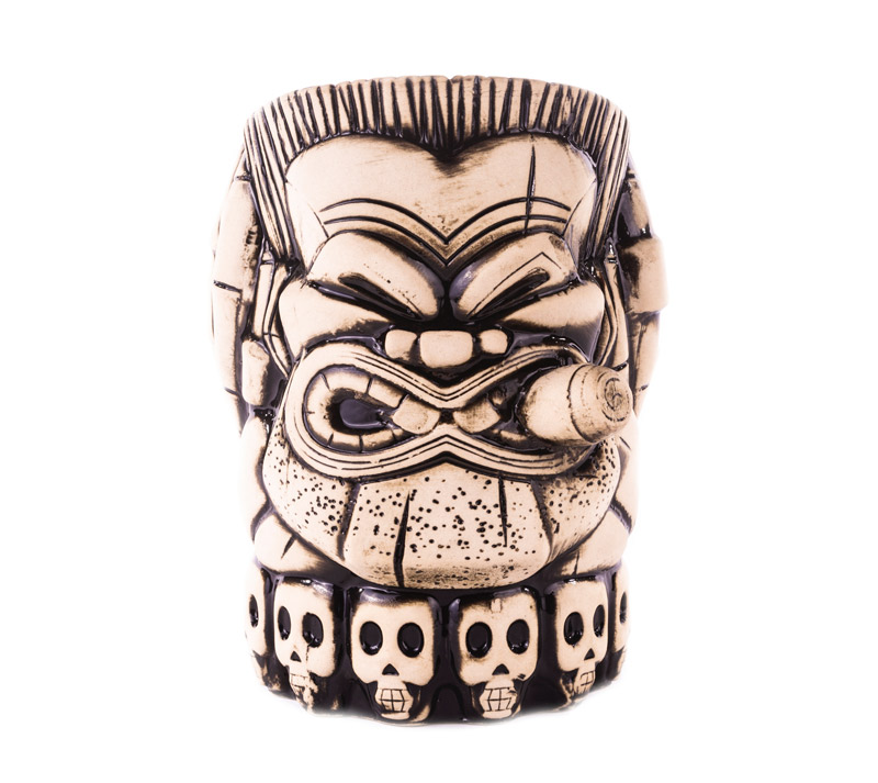 Predator Over-Sized Ceramic Tiki Mug Arnold Schwarzenegger - Click Image to Close