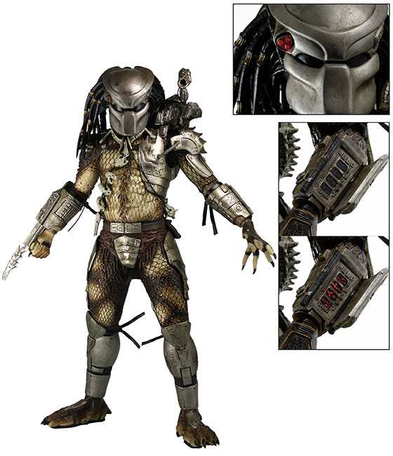 Predator Jungle Hunter 1/4 Scale Action Figure with LED Lights - Click Image to Close