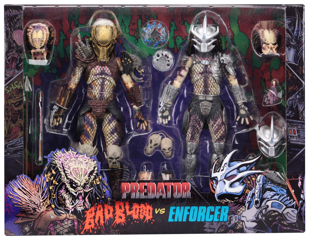 neca predator bad blood 2 pack