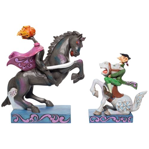 Disney Traditions Headless Horseman and Ichabod Statue by Jim Shore - Click Image to Close