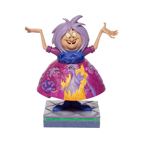 Disney Traditions Sword in the Stone Madam Mim with Scene Statue by Jim Shore - Click Image to Close