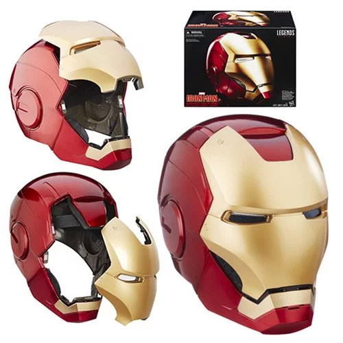 Iron Man Marvel Legends Electronic Helmet Prop Replica - Click Image to Close