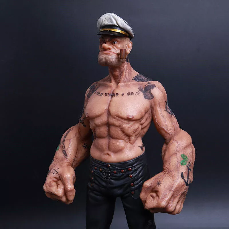 Popeye The Sailor Man 1/6 Scale Polystone Statue by Head Play FREE U.S. SHIPPING