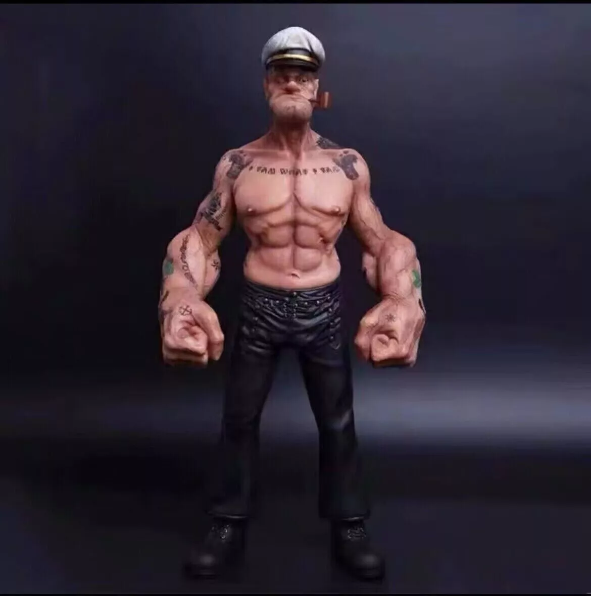 Popeye The Sailor Man 1/6 Scale Polystone Statue by Head Play FREE U.S. SHIPPING