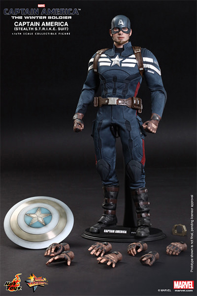Captain America The Winter Soldier Stealth S.T.R.I.K.E. Suit 12" Figure - Click Image to Close