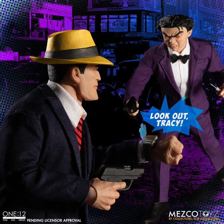 Dick Tracy One:12 Collective Dick Tracy vs Flattop 2 Figure Boxed Set - Click Image to Close