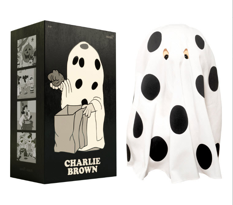 Charlie Brown Great Pumpkin Ghost Sheet 16" Figure - Click Image to Close