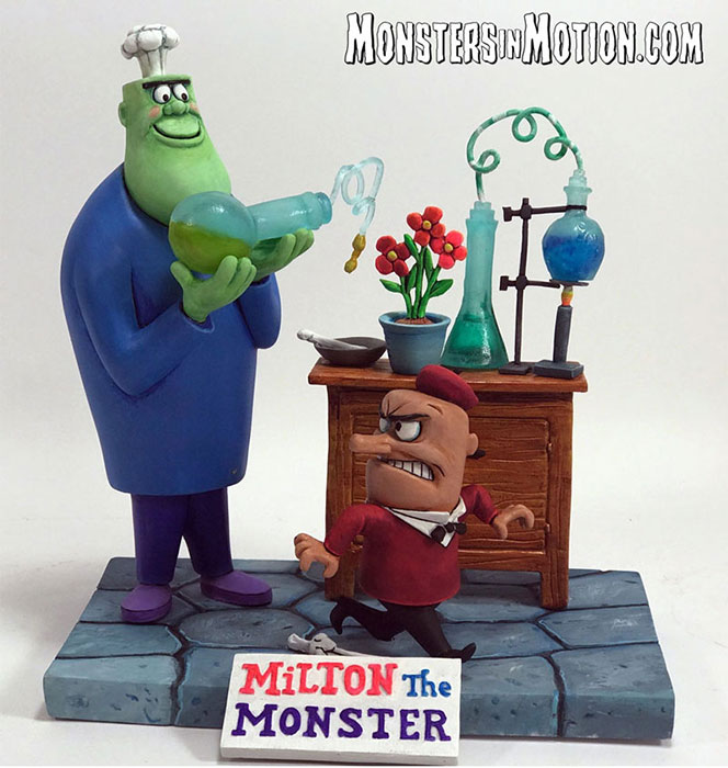 Milton The Monster Diorama Model Kit - Click Image to Close