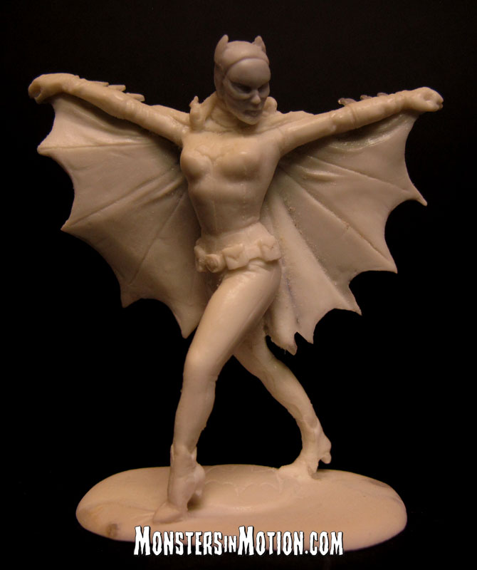 1966 Set of 6 Ideal Style Bat Figures Resin Model Kit - Click Image to Close