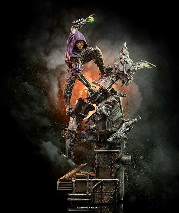 Green Goblin 1/10 Scale Statue by Iron Studios Willem Dafoe - Click Image to Close