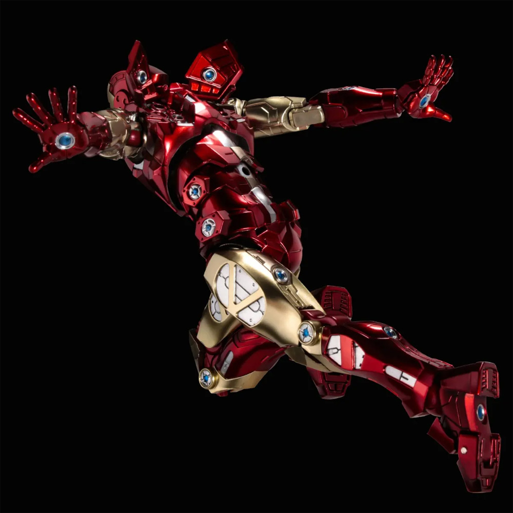 Iron Man Marvel Fighting Armor Action Figure by Sentinel - Click Image to Close