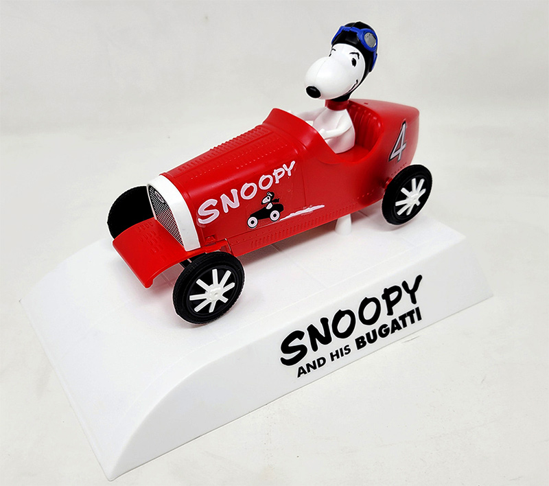 Snoopy and His Bugatti Race Car Monogram Re-Issue Model Kit by Atlantis - Click Image to Close