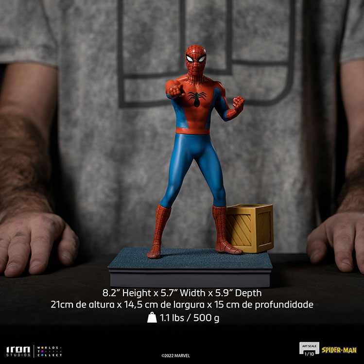 Spider-Man ‘60s Animated Series Statue - Click Image to Close