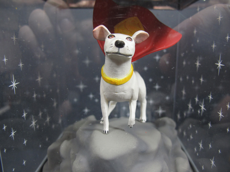 Superman Krypto the Superdog 3" Tall figure with Base SDCC 2015 Exclusive - Click Image to Close