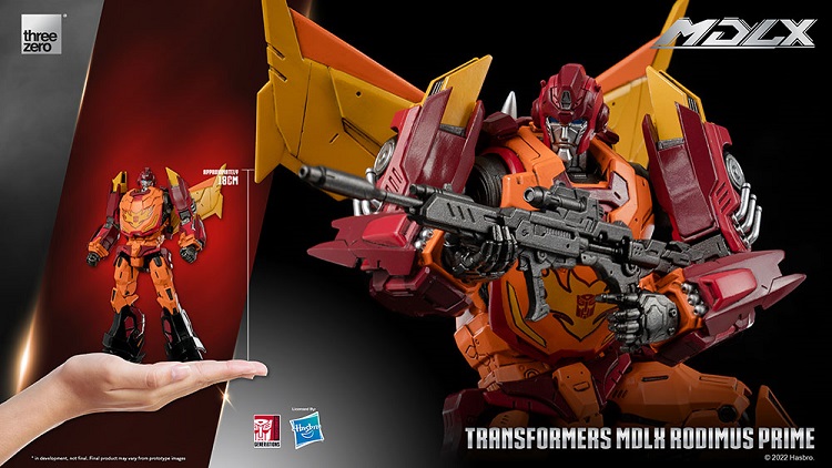 Transformers Rodimus Prime MDLX Figure by ThreeZero - Click Image to Close