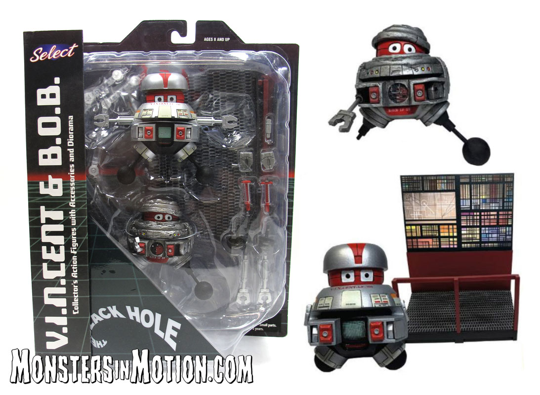 Black Hole V I N Cent And B O B Action Figures Disney Classic Series Black Hole V I N Cent And B O B Action Figures Disney Classic Series 031ds01 29 99 Monsters In Motion Movie Tv Collectibles Model Hobby