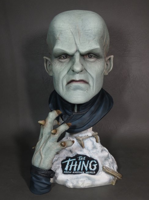 Thing From Another World 16 Inch 1/2 Scale Big Head Bust Model Kit - Click Image to Close