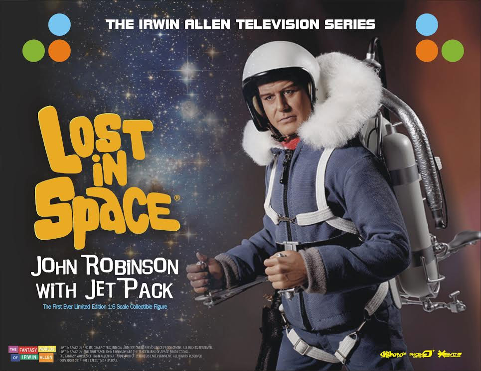 Lost In Space John Robinson with Jet Pack Guy Williams 1/6 Scale Figure LIMITED EDITION by Executive Replicas - Click Image to Close