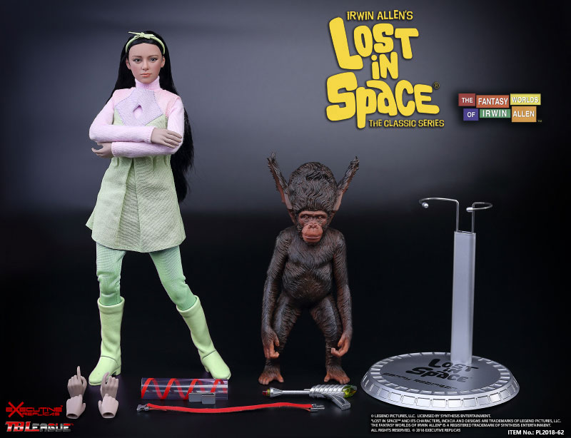 Lost In Space Penny Robinson and Bloop 1/6 Scale Figure Set by Executive Replicas - Click Image to Close