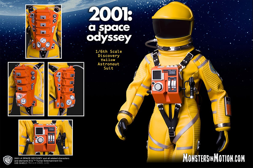 2001: A Space Odyssey 1/6 Scale Yellow Astronaut Space Suit Replica LIMITED EDITION - Click Image to Close