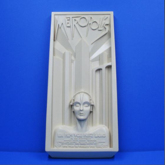Metropolis Maria Wall Plaque Resin Model Kit - Click Image to Close
