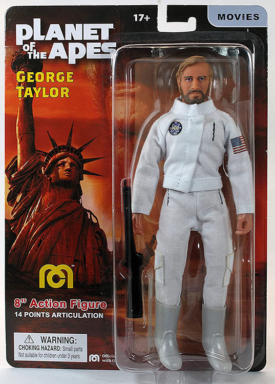 Planet of the Apes Astronaut Taylor 8" Mego Figure - Click Image to Close
