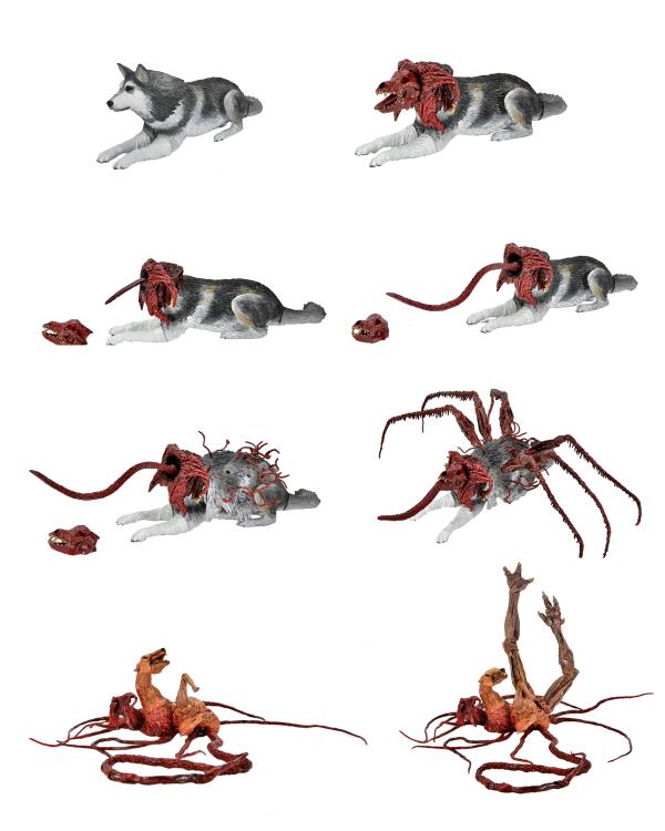 Thing, The (1982) Ultimate Dog Creature Figure Set by Neca - Click Image to Close