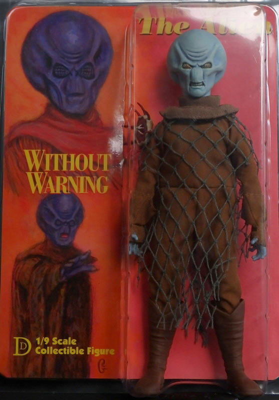 Without Warning 1980 Alien Creature 8 Inch Retro Style Figure OOP - Click Image to Close