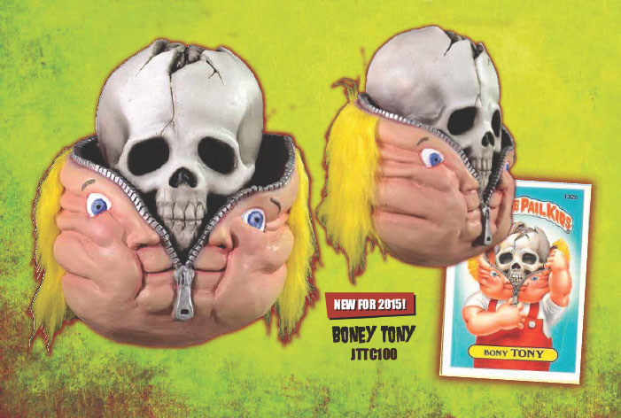 Garbage Pail Kids Boney Tony Latex Halloween Mask - Click Image to Close