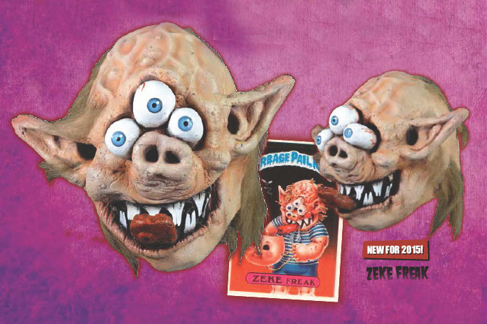 Garbage Pail Kids Zeke Freak Latex Halloween Mask - Click Image to Close