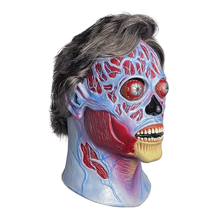 They Live Newsstand Alien Mask (Salt and Pepper Hair) - Click Image to Close