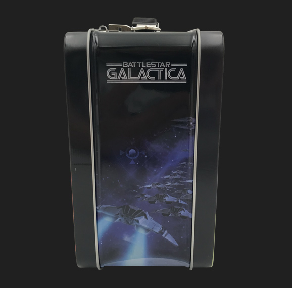 Battlestar Galactica Classic Tin Tote Lunch Box - Click Image to Close