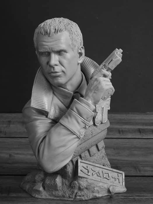 Blade Runner Deckard 1/4 Scale Bust by Jeff Yagher - Click Image to Close
