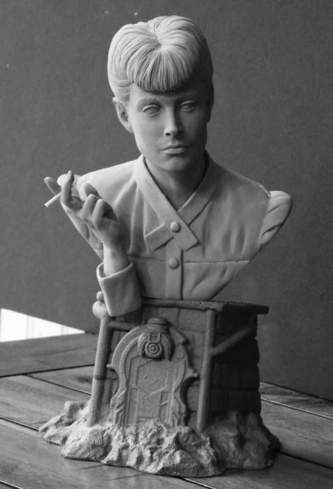 Blade Runner Rachael 1/4 Scale Bust by Jeff Yagher - Click Image to Close