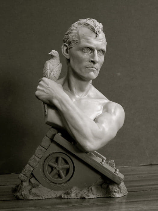 Blade Runner Roy Batty 1/4 Scale Bust by Jeff Yagher - Click Image to Close