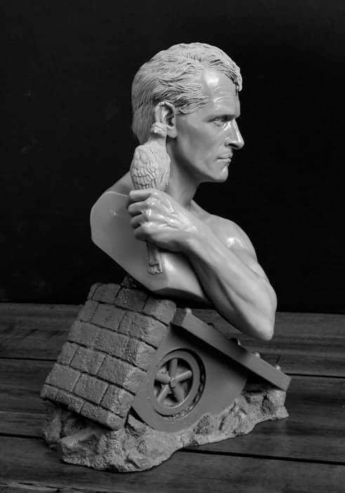 Blade Runner Roy Batty 1/4 Scale Bust by Jeff Yagher - Click Image to Close