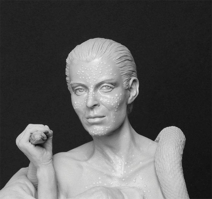 Blade Runner Zhora 1/4 Scale Bust Model Kit by Jeff Yagher - Click Image to Close