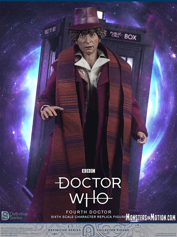 Doctor Who 4th Doctor Tom Baker 1/6 Scale Figure by Big Chief UK IMPORT - Click Image to Close