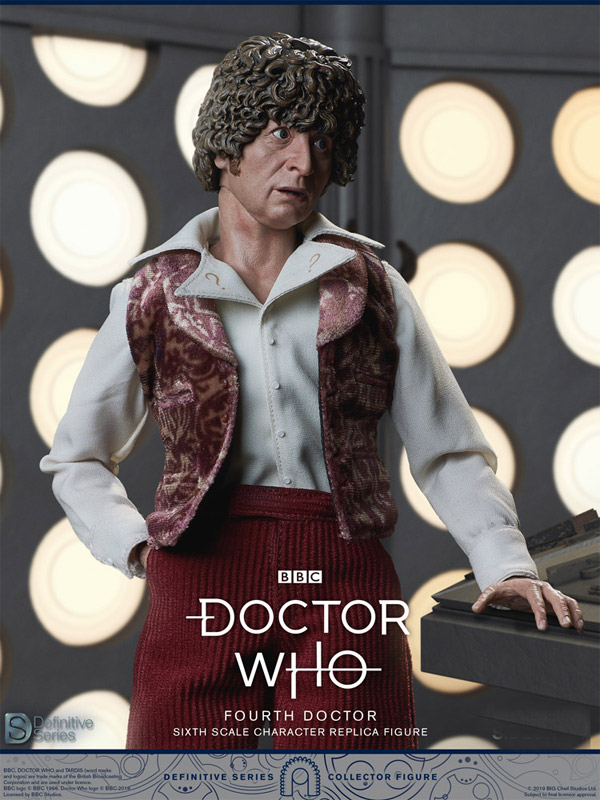 Doctor Who 4th Doctor Tom Baker 1/6 Scale Figure by Big Chief UK IMPORT - Click Image to Close