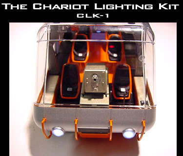 Lost In Space Chariot 1/24 or 1/35 Scale Lighting Kit for Moebius - Click Image to Close