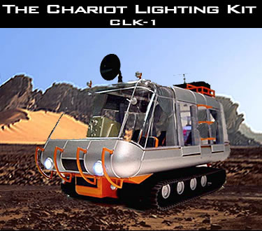 Lost In Space Chariot 1/24 or 1/35 Scale Lighting Kit for Moebius - Click Image to Close