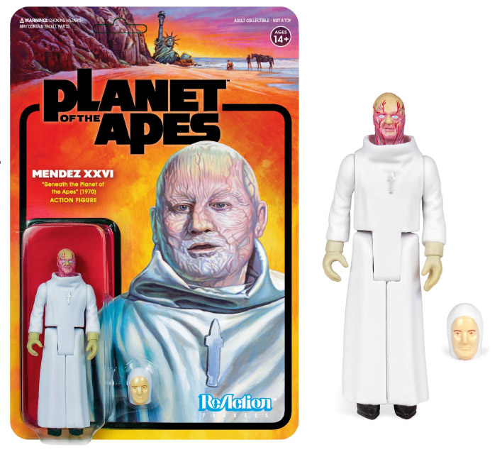 Planet of the Apes Series 2 Mendez XXVI 3.75" ReAction Action Figure - Click Image to Close