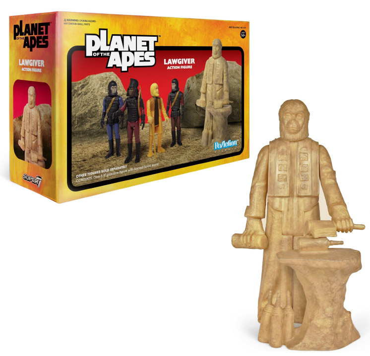 Planet of the Apes Series 2 Lawgiver Statue 3.75" Scale ReAction Action Figure - Click Image to Close